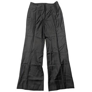 Bernard Zins Paris Dress Pants - Women 10 Black Wool Cashmere Made In France EUC